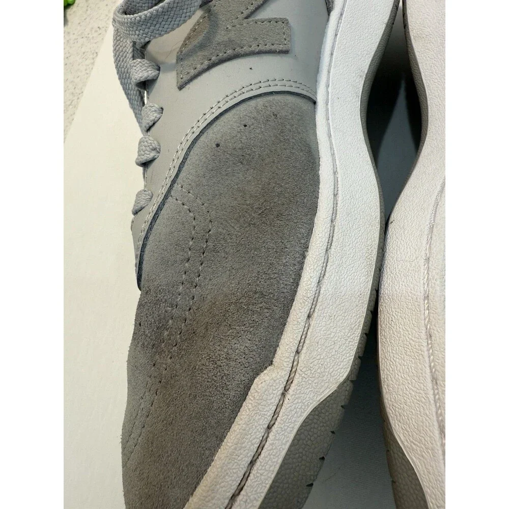 New Balance BB80GG1 Shoes Men's 12 Leather Low Top Sneakers Gray